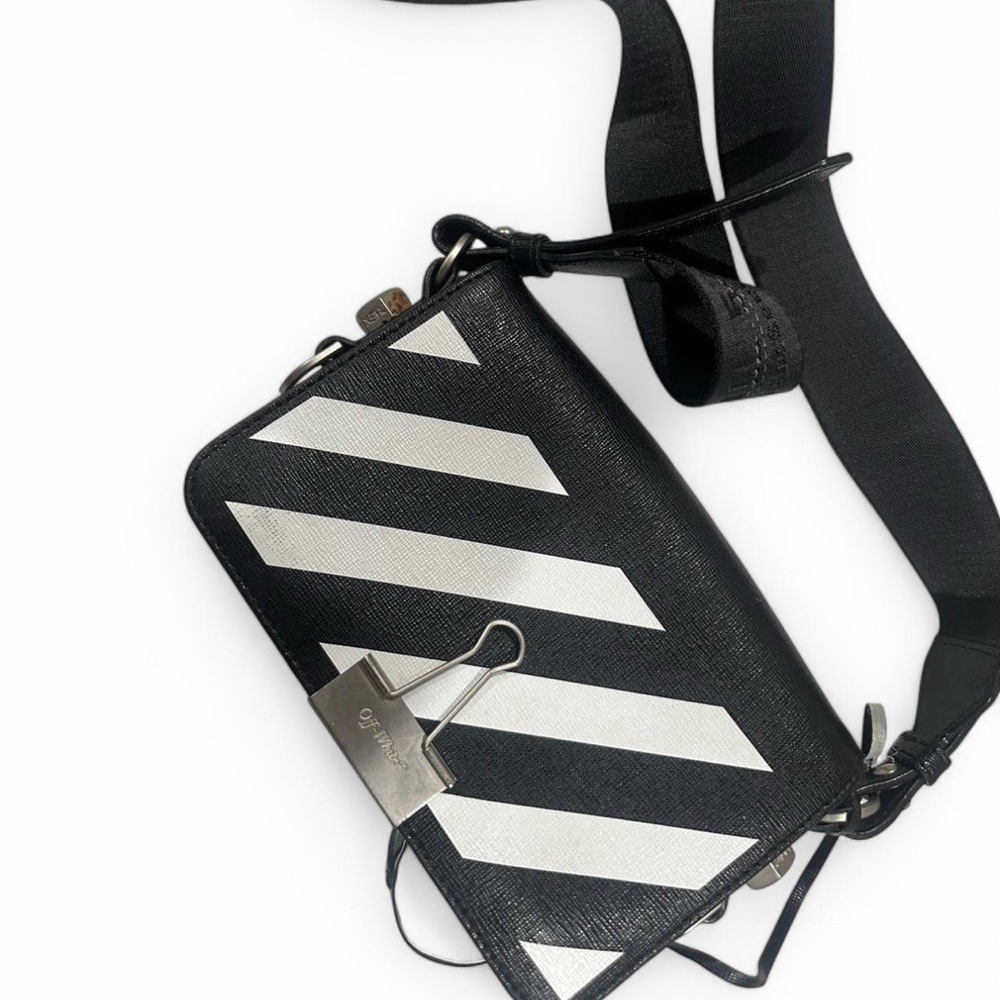Black and White Crossbody Bag